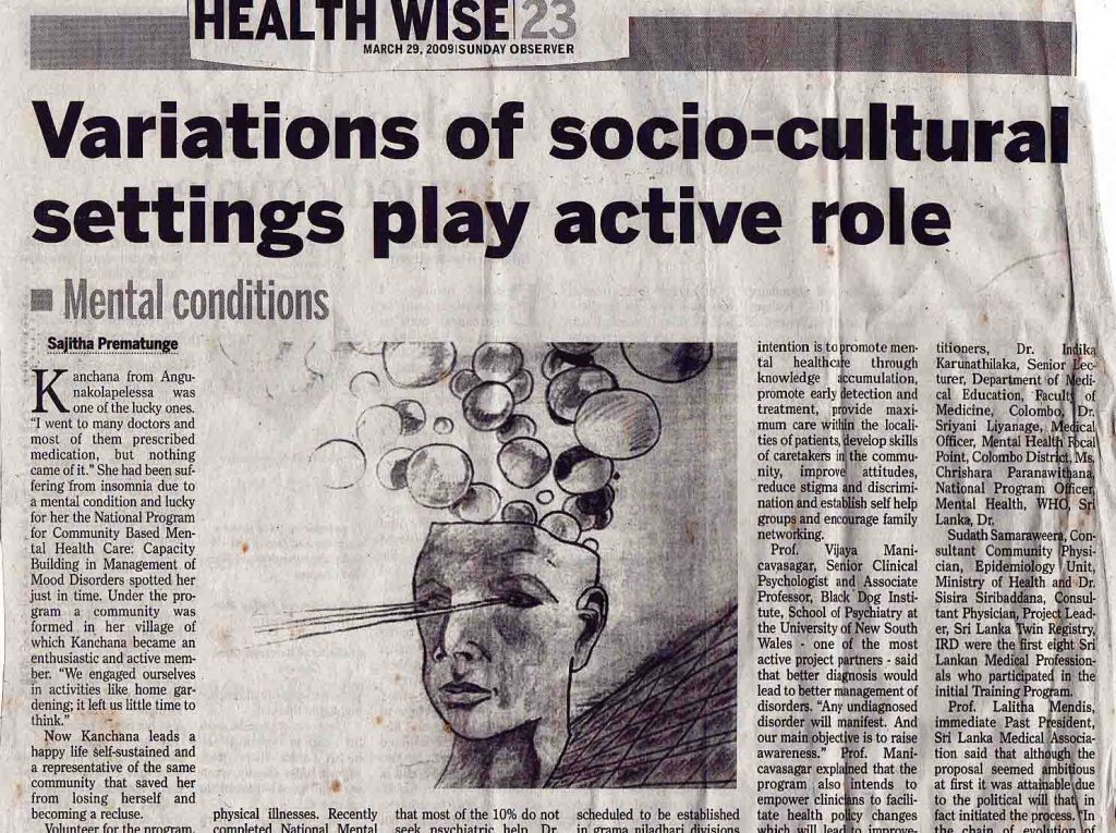 Variations of socio-cultural settings play active role