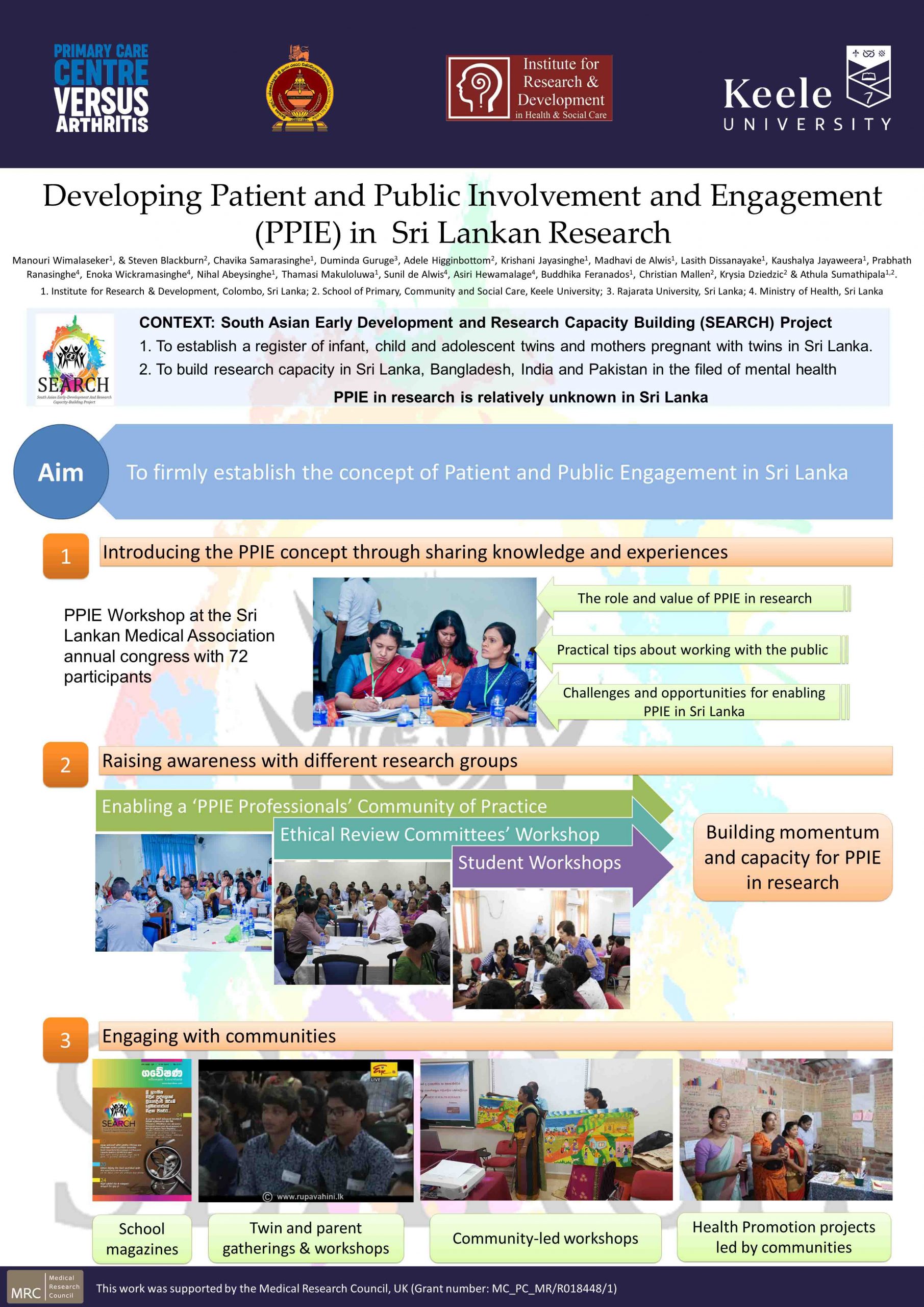 Patient & Public Involvement & Engagement