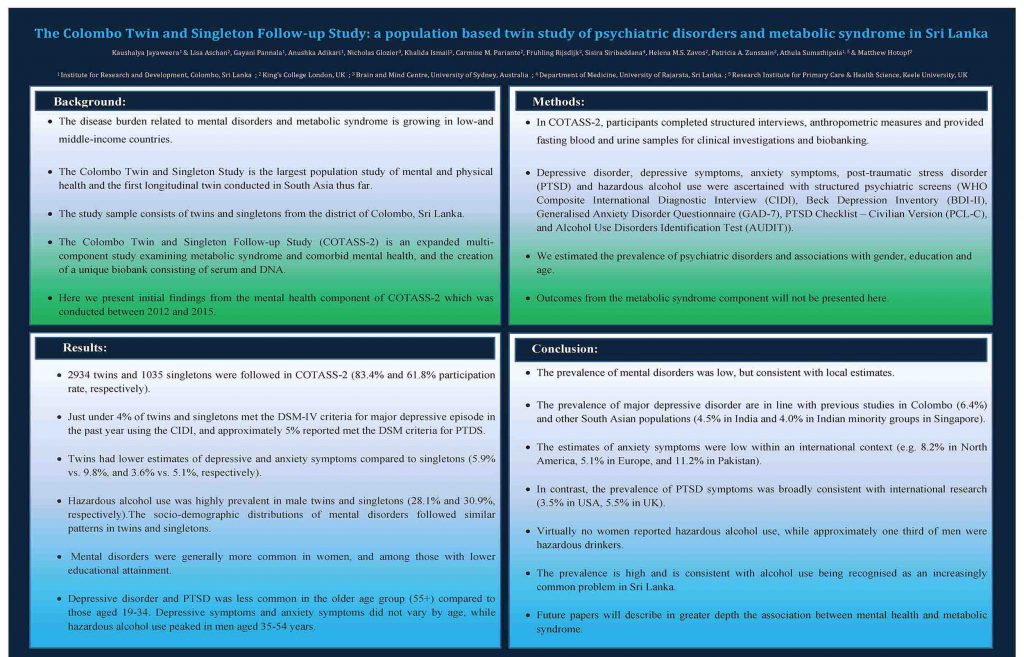 Psychiatric Disorders and Metabolic Syndrome